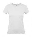 Dames T-shirt B&C E150 TW02T White